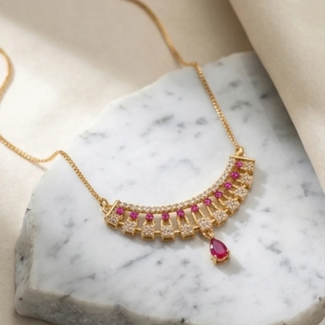 Gold Platted Necklace | NS-06