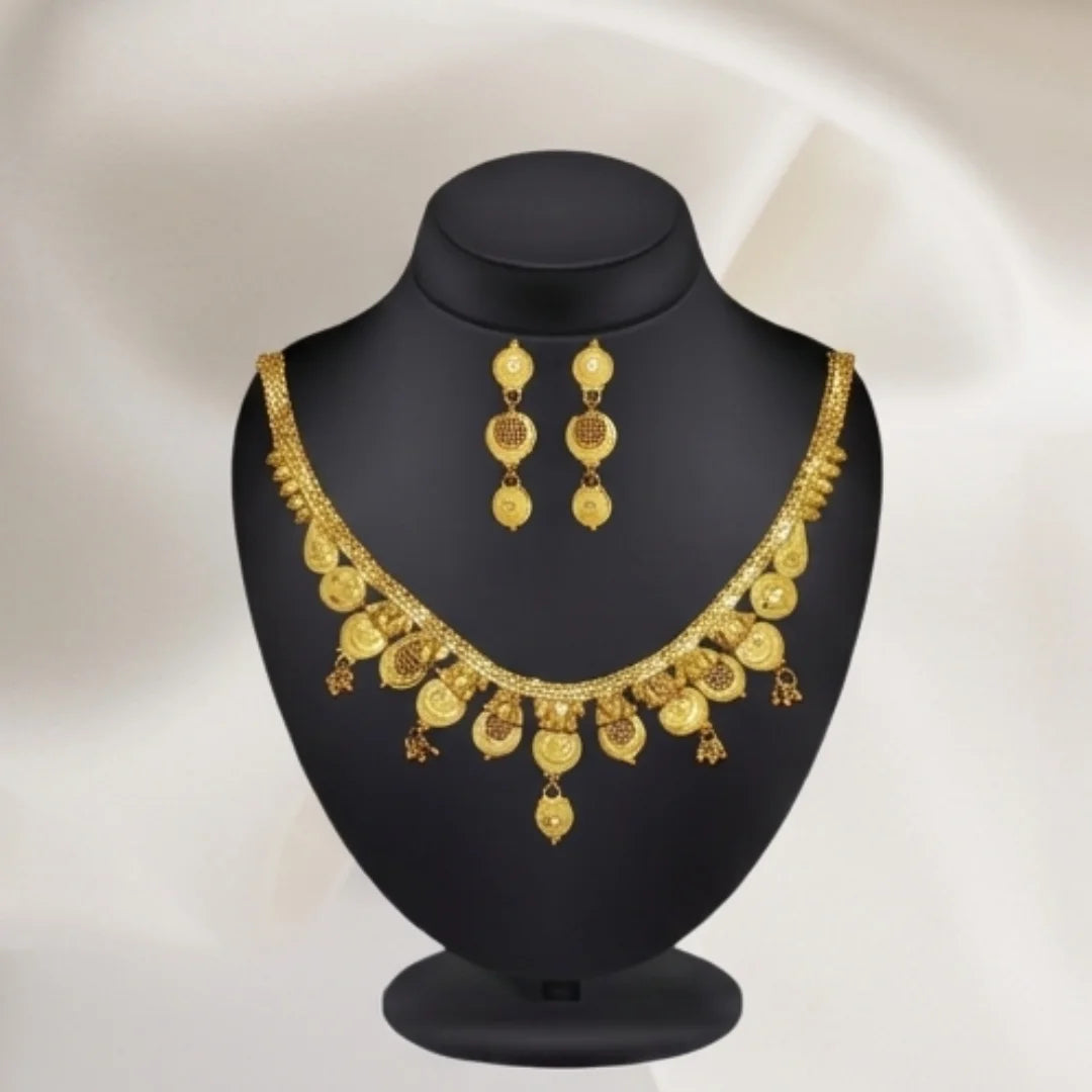 Gold Platted Necklace Set | NS-02