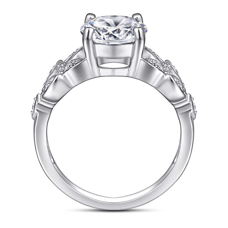 Moissanite Dimond Ring VVS1 Lab Diamond S925 Ring Trendy Style