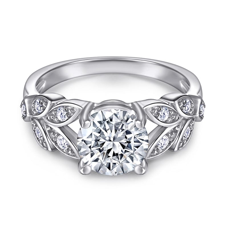 Moissanite Dimond Ring VVS1 Lab Diamond S925 Ring Trendy Style