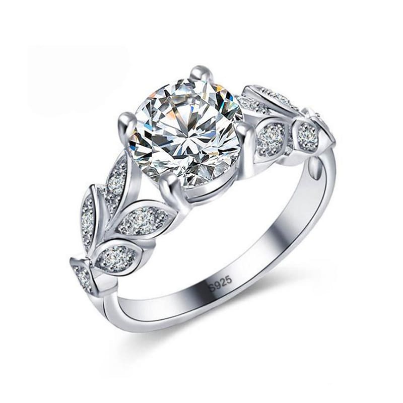 Moissanite Dimond Ring VVS1 Lab Diamond S925 Ring Trendy Style