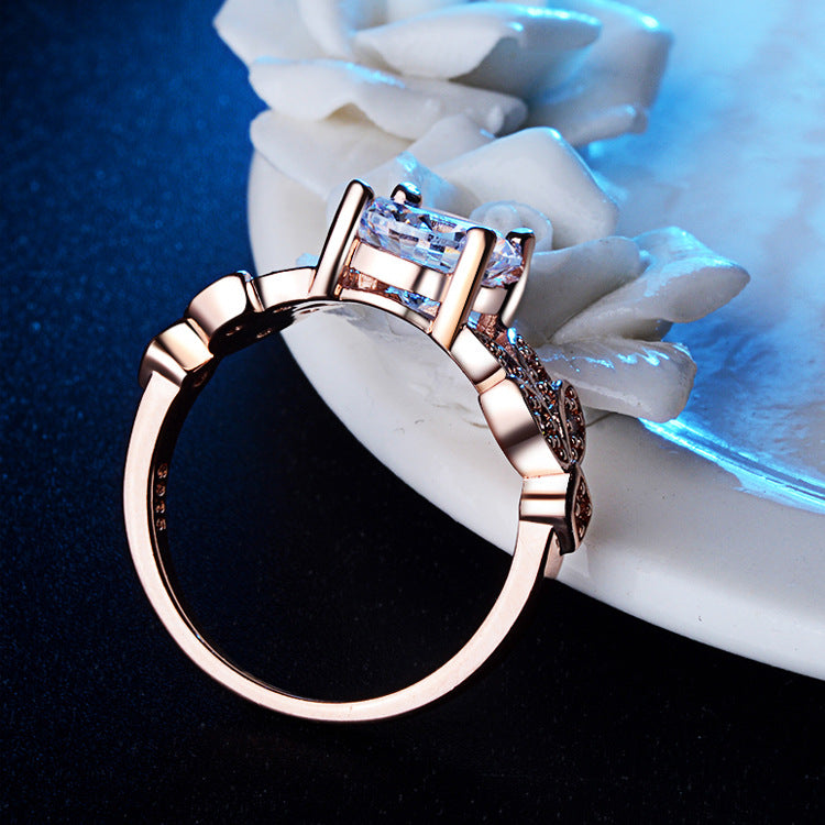Moissanite Dimond Ring VVS1 Lab Diamond S925 Ring Trendy Style