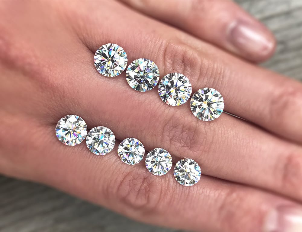 Moissanite Diamond VVS1 D Color Loose Stone – GRA Certified