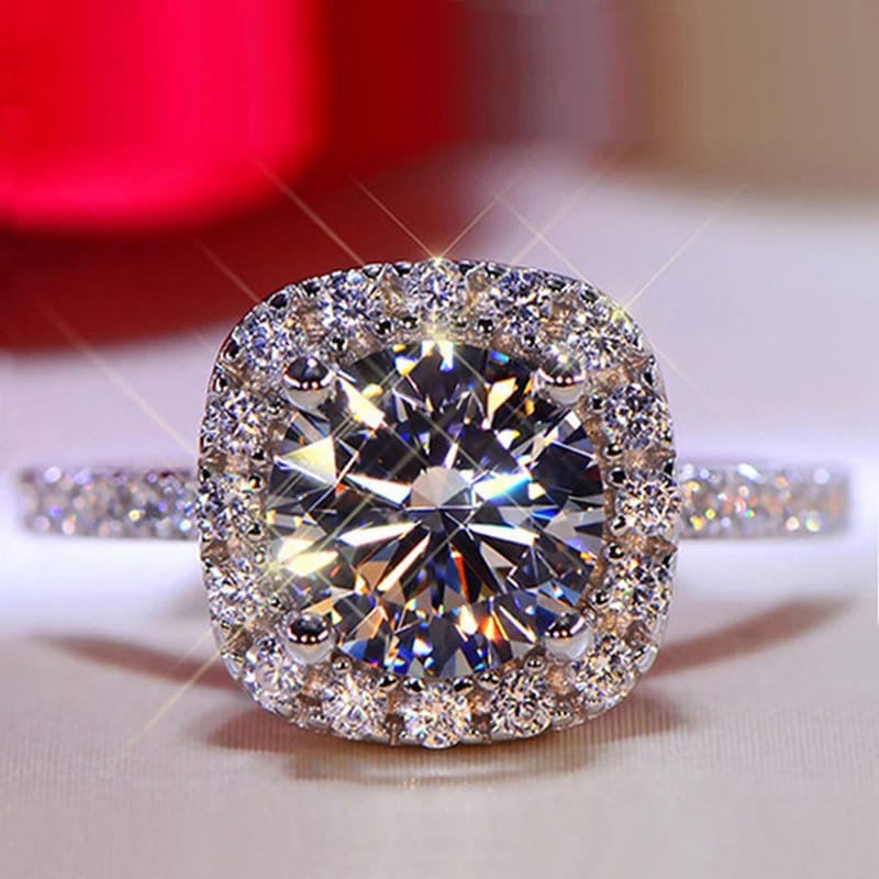 S925 Moissanite Diamond Ring Trendy Style | Code S21