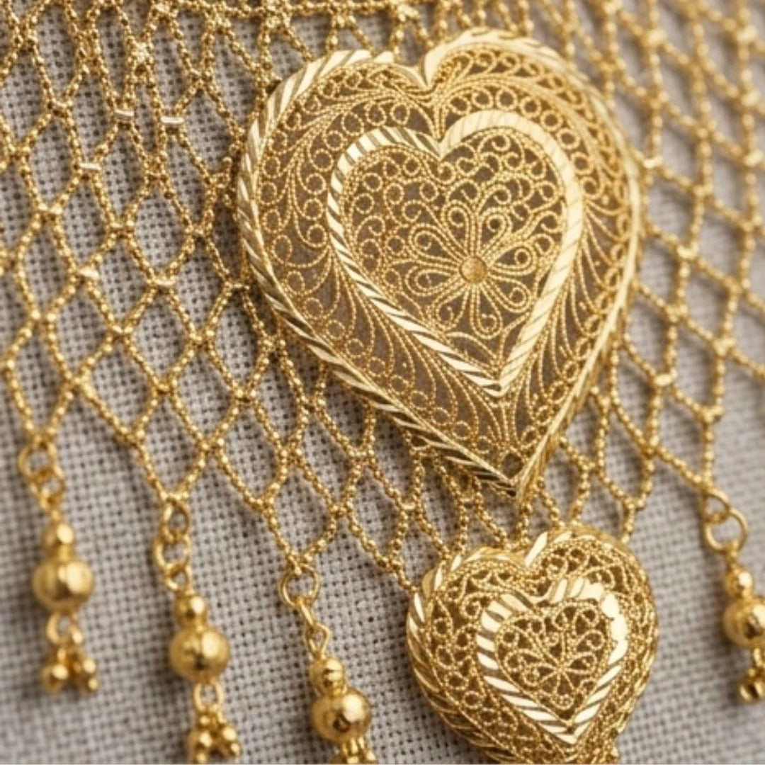 Gold Platted Necklace Set | NS-03