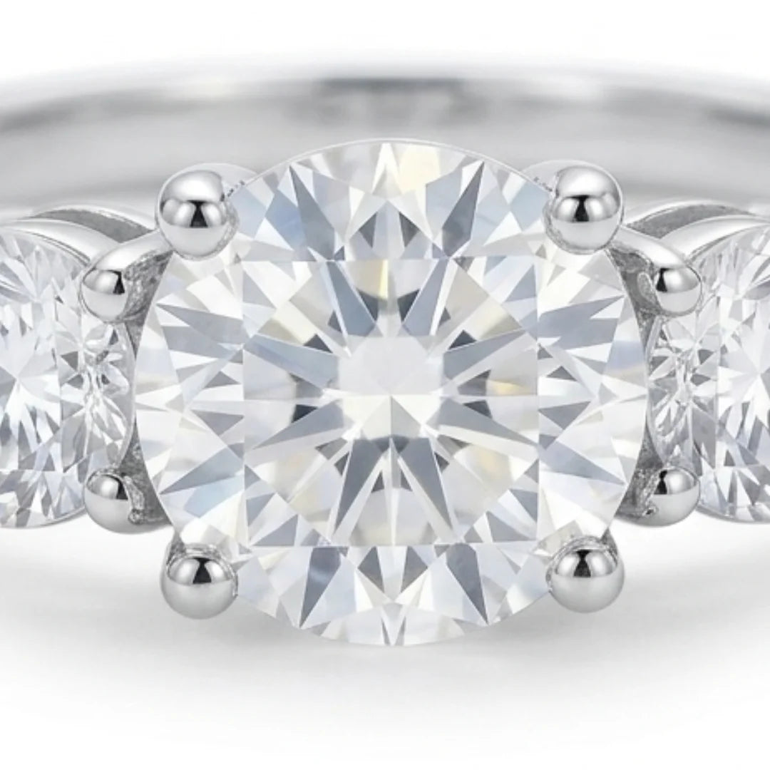 Moissanite Dimond Ring VVS1 Lab Diamond Ring for Women