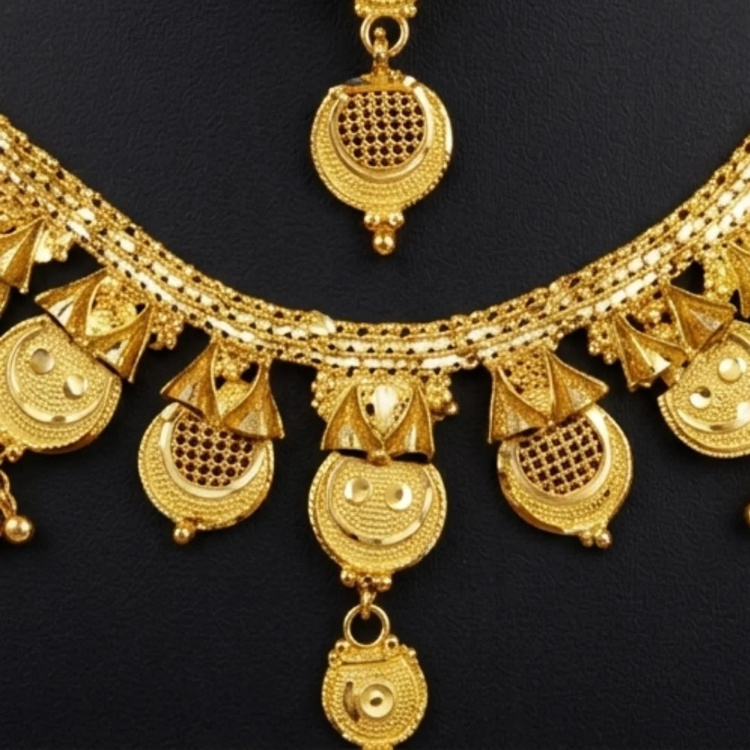 Gold Platted Necklace Set | NS-02