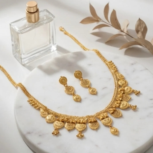 Gold Platted Necklace Set | NS-02