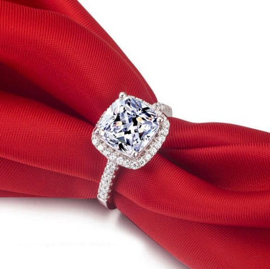 Moissanite Diamond S925 Silver Ring