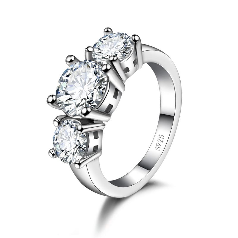 Moissanite Dimond Ring VVS1 Lab Diamond Ring for Women