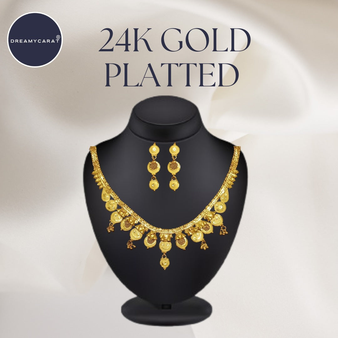 Gold Platted Necklace Set | NS-02
