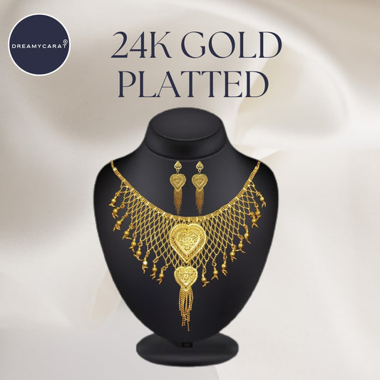 Gold Platted Necklace Set | NS-03