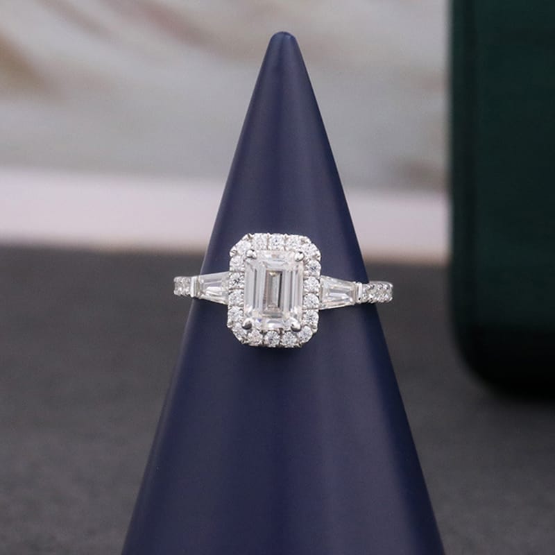 Moissanite Diamond Rings For Women S925 Sterling Silver