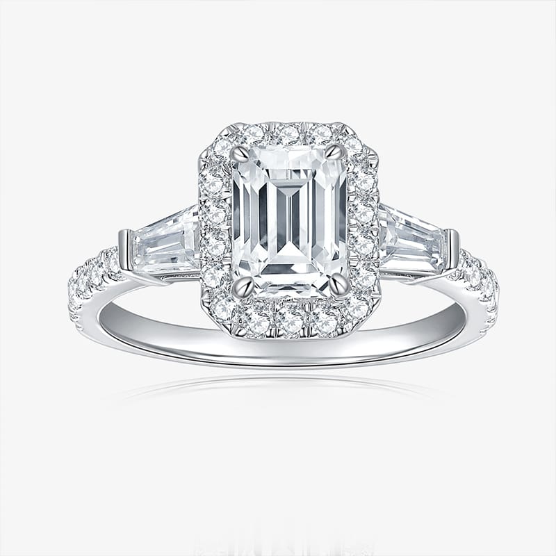 Moissanite Diamond Rings For Women S925 Sterling Silver