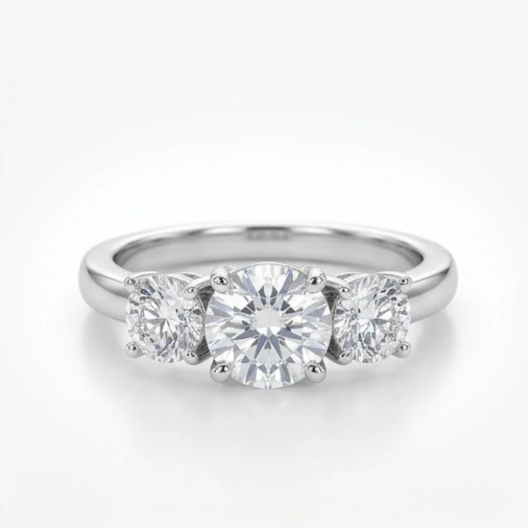 Moissanite Dimond Ring VVS1 Lab Diamond Ring for Women