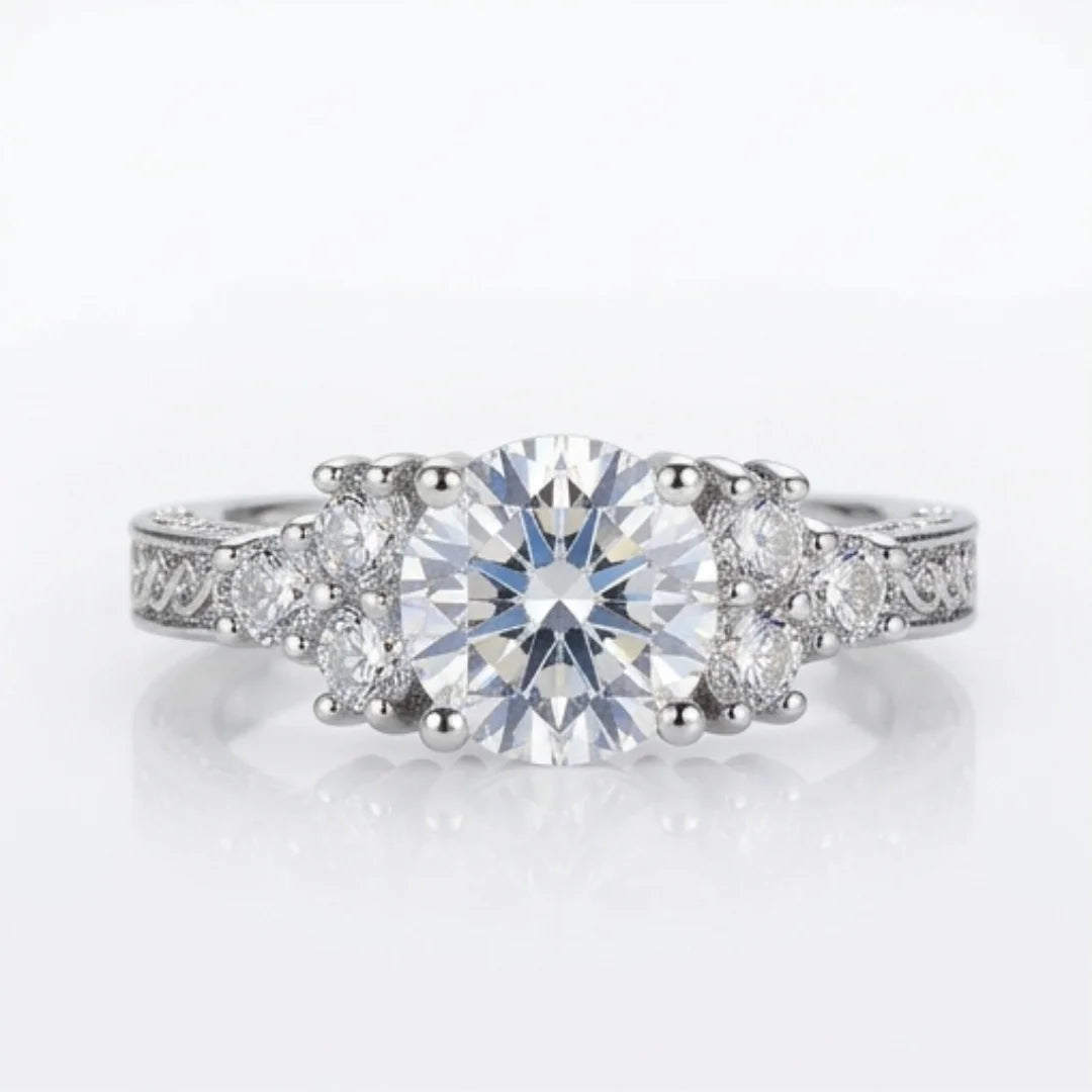 S925 Moissanite Ring Trendy Style | Code S22